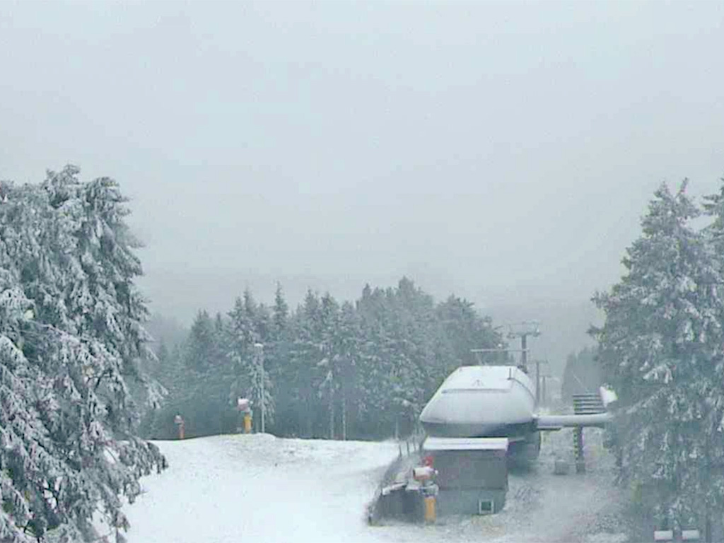 De eerste sneeuw in Winterberg is gevallen!