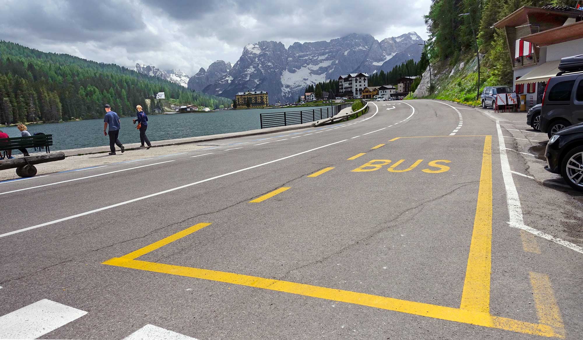 Bus Stop Misurina