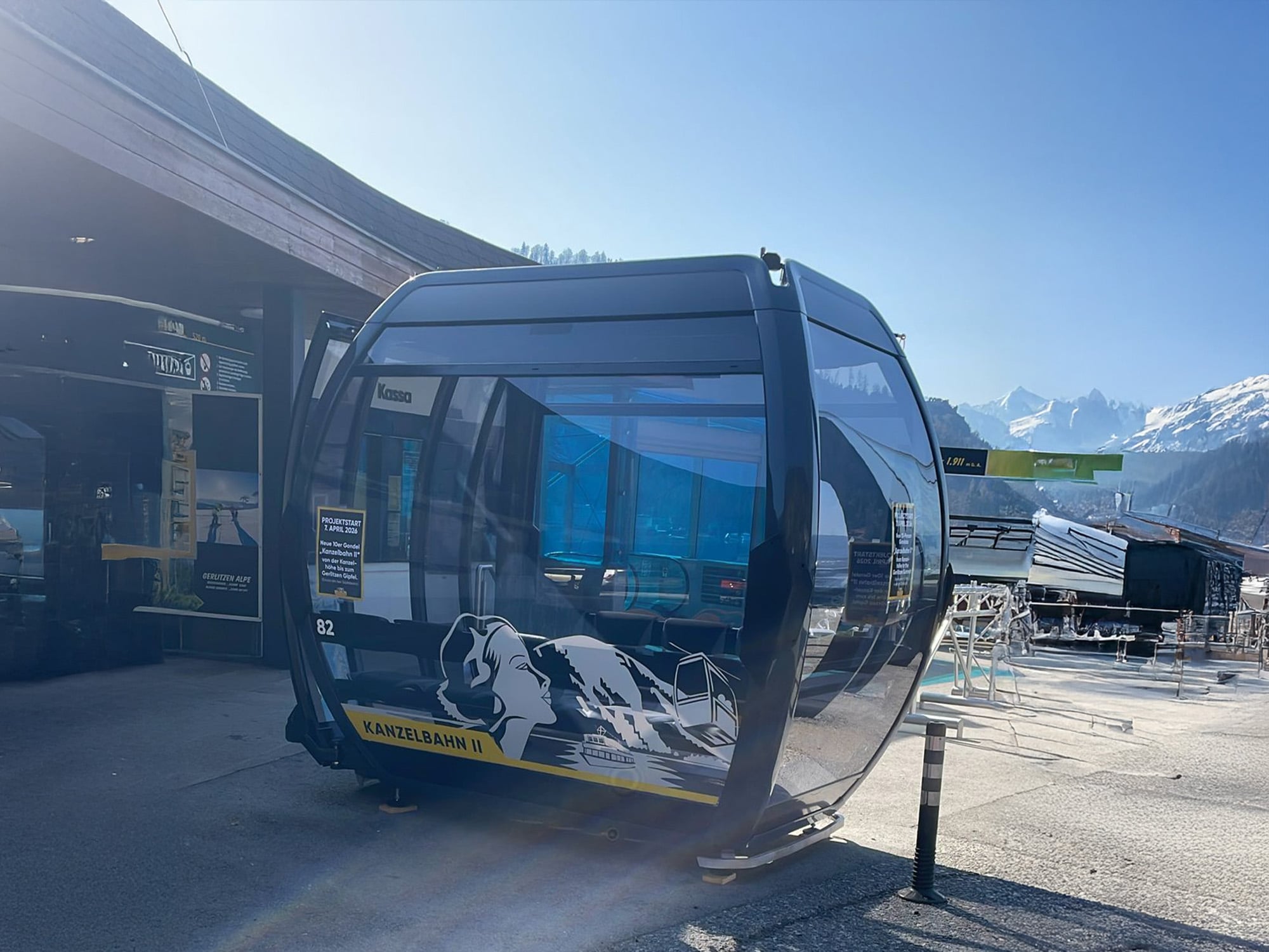 Nieuwe Gondellift Gerlitzen Kanzelbahn II