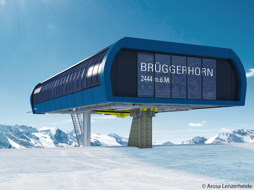 50650 - Neuer 6er-Sessellift Brüggerhorn im Skigebiet Arosa-Lenzerheide