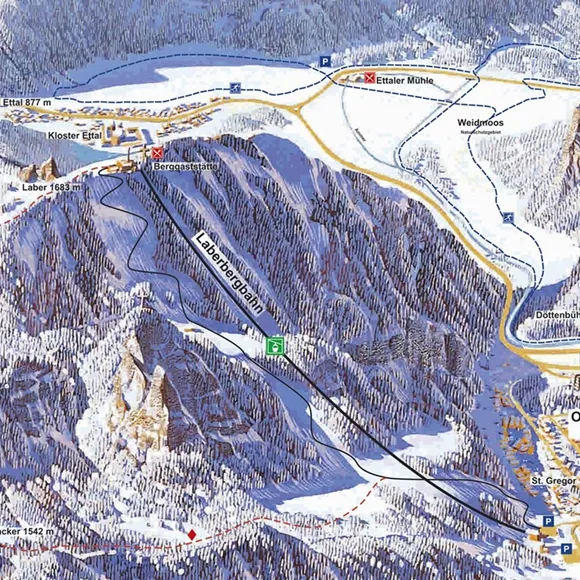 Laber Close Skigebied Laber (Duitsland)