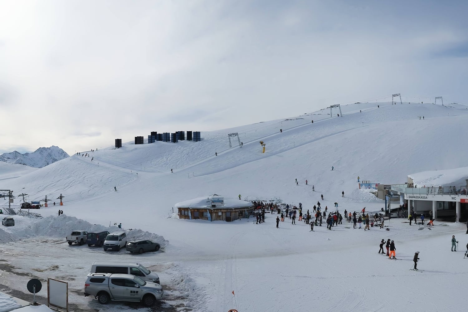 Vertikale Sonnenpanele Sölden
