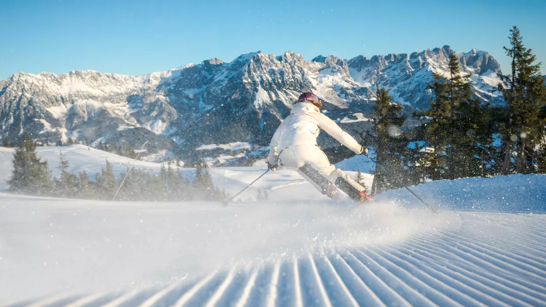 Skien op de pistes van SkiWelt Wilder Kaiser - Brixental met Wilder Kaiser voor je