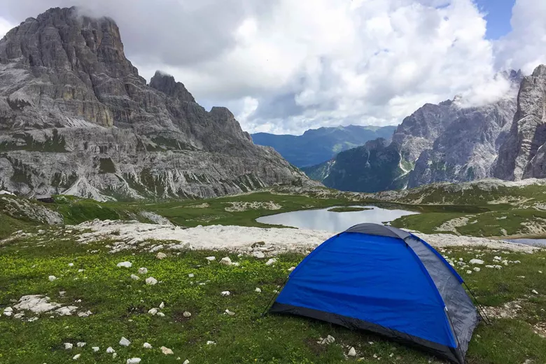 Blauwe Tent Dolomieten Blauwe Tent Dolomieten