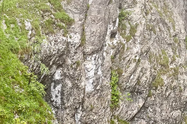 Gigantische rots afgebroken in de Berchtesgadener Alpe...