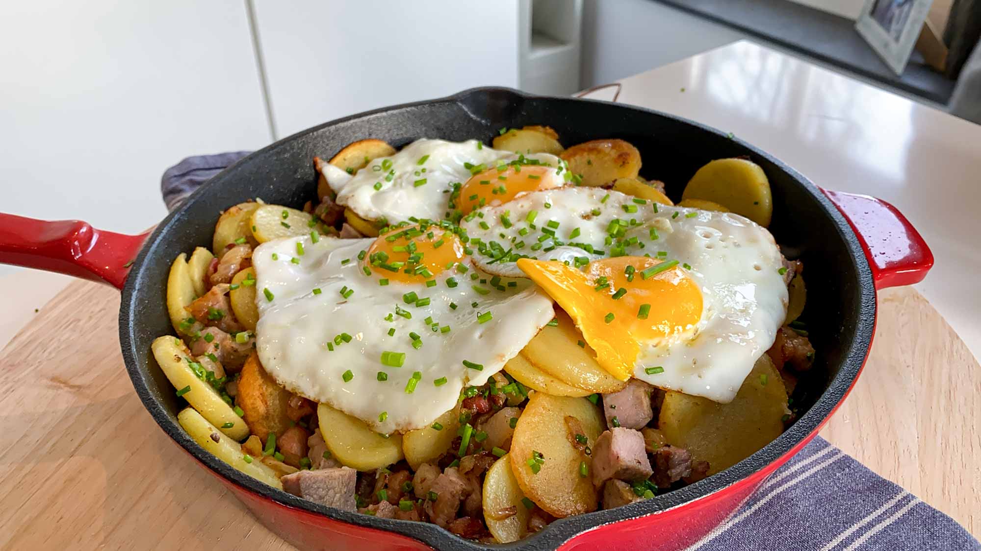 Zelfgemaakte Tiroler Gröstl
