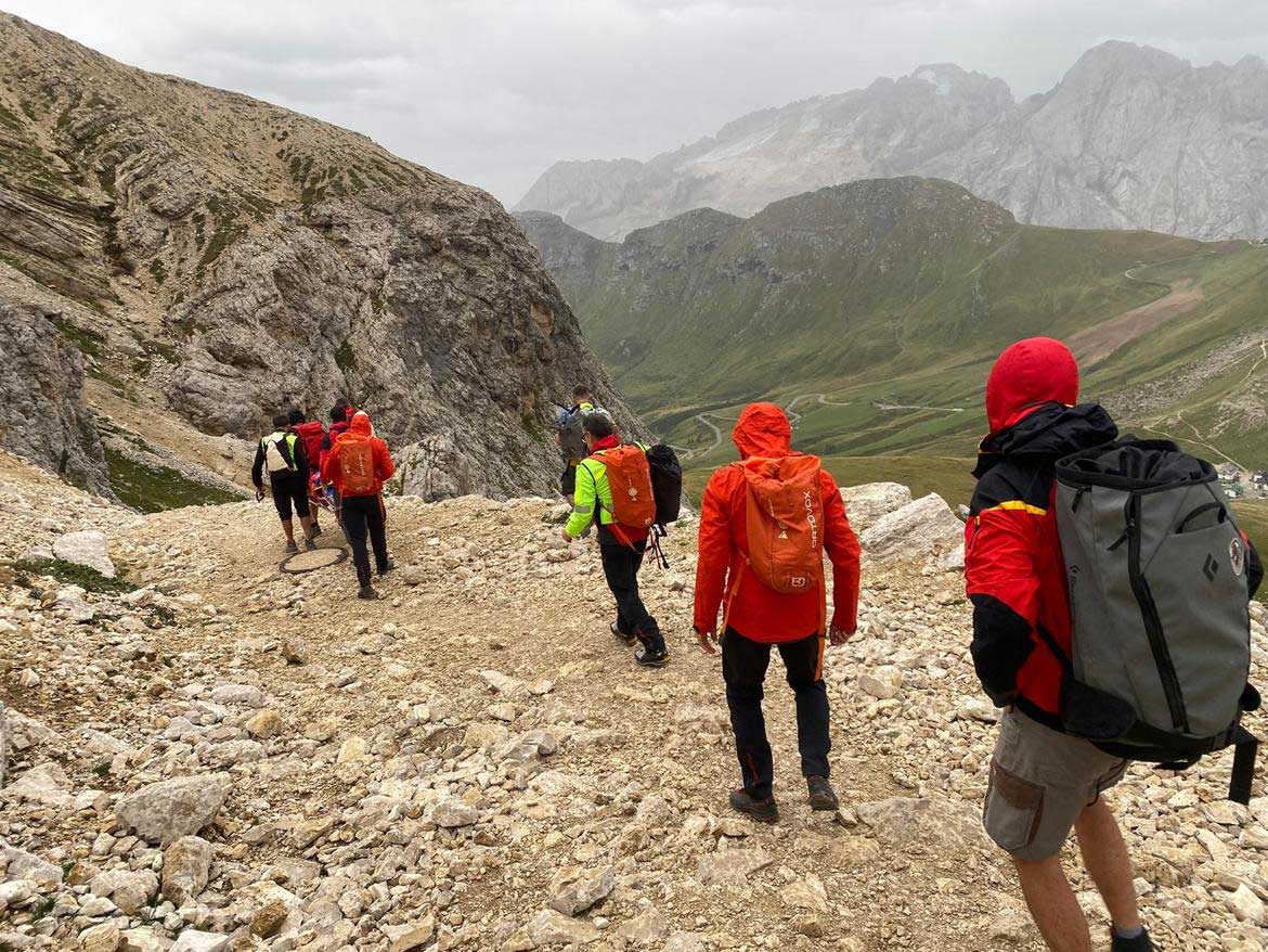 Bergredding Dolomieten