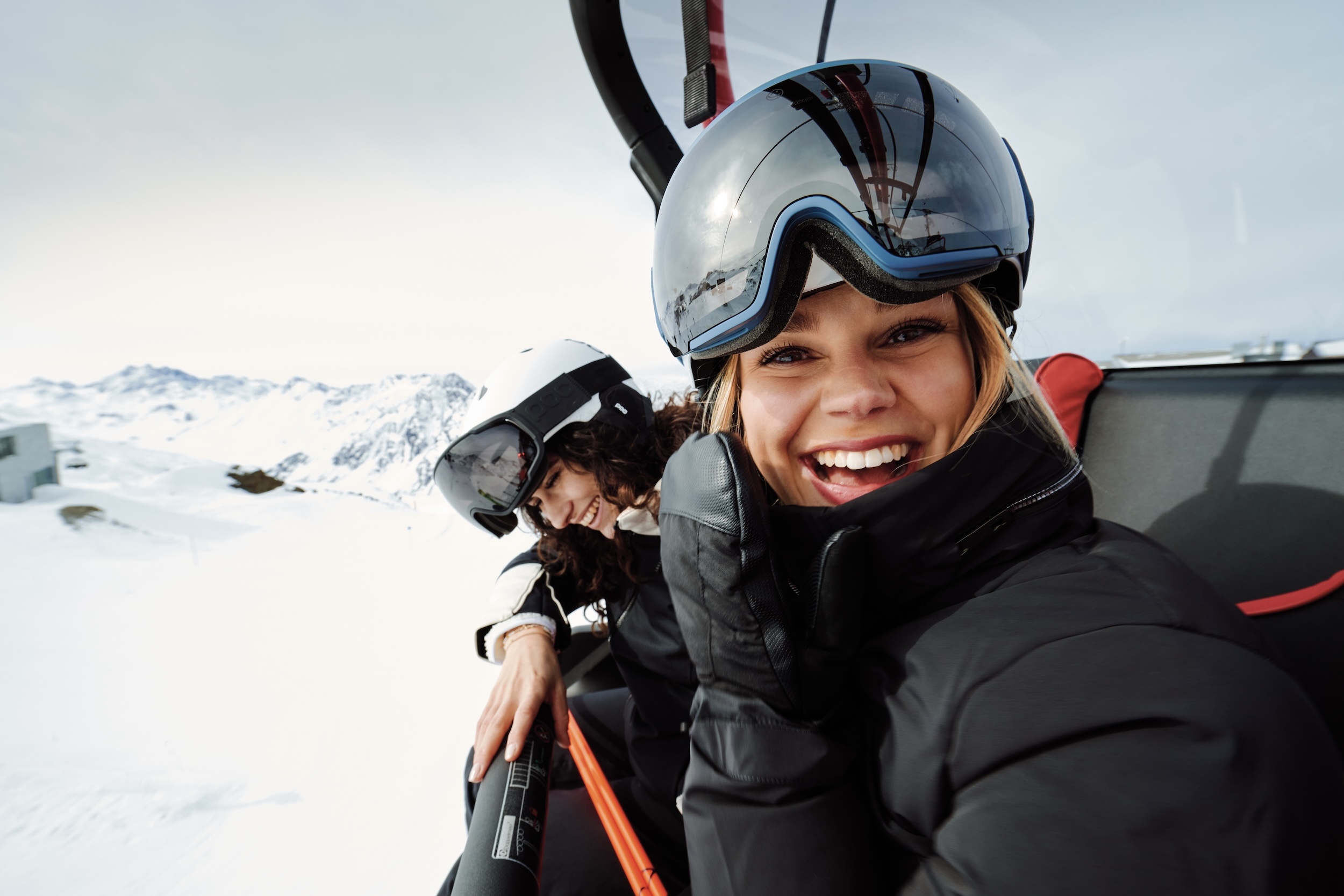 Op wintersport in Paznaun Ischgl