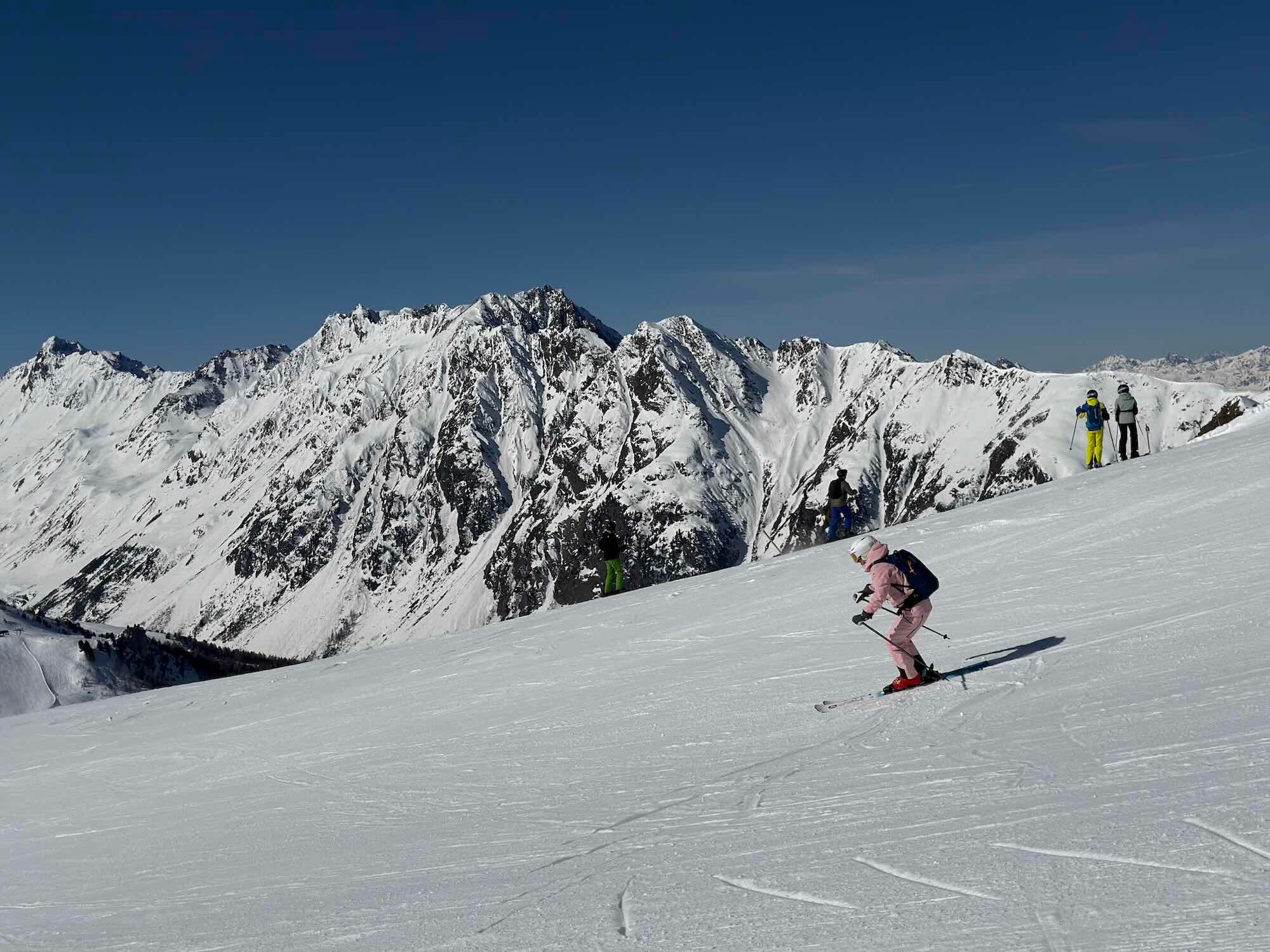 Skien In Ischgl In Het Voorjaar