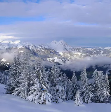 Heerlijk begin van de dag: verse sneeuw in de laatste week van oktober Heerlijk begin van de dag: verse sneeuw in de laatste week van oktober