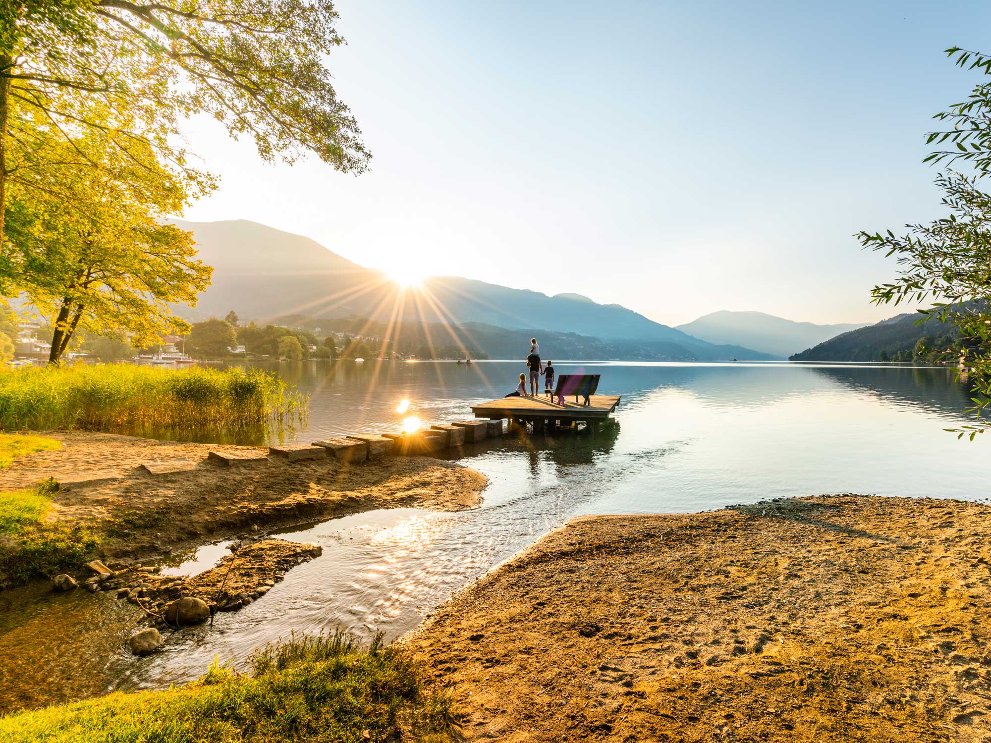 Sommer Spaziergang Familie Millstätter See Sommer ©