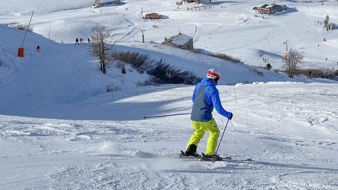 Beginner op ski's (1)