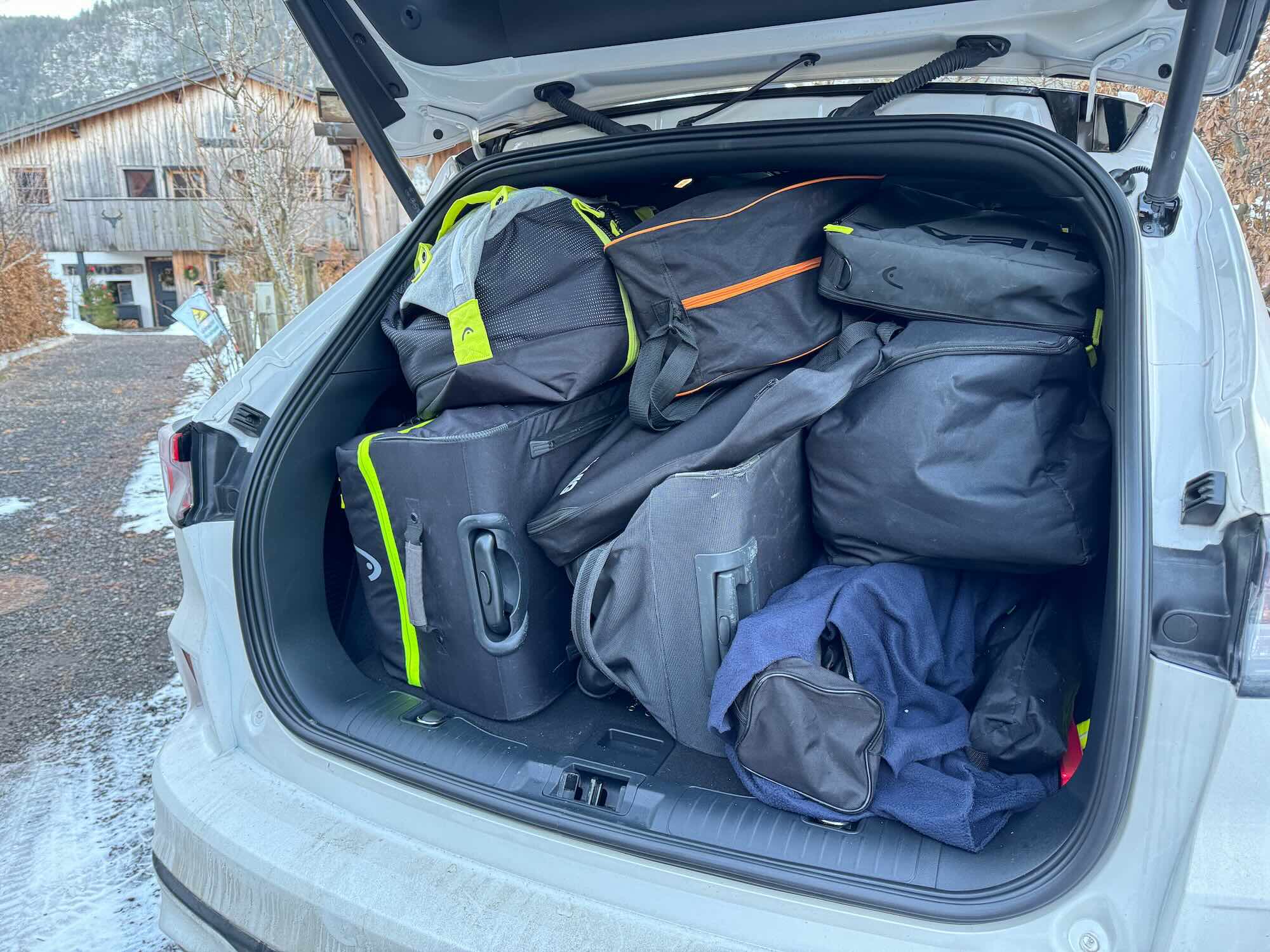 gepacktes Auto