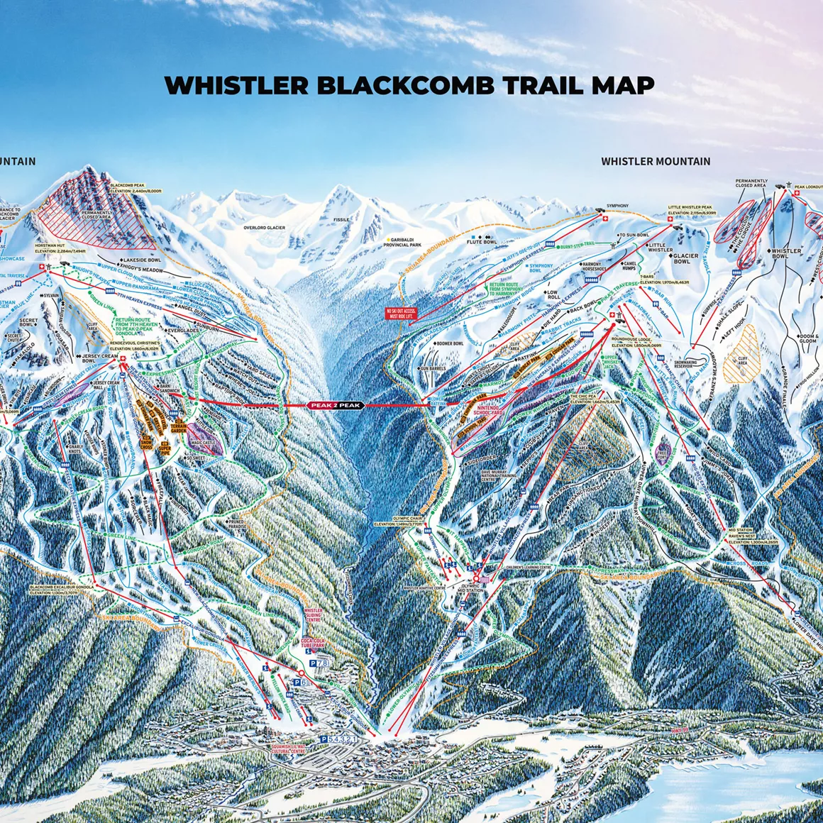 Whistler Blackcomb - Skigebiet in Whistler Blackcomb