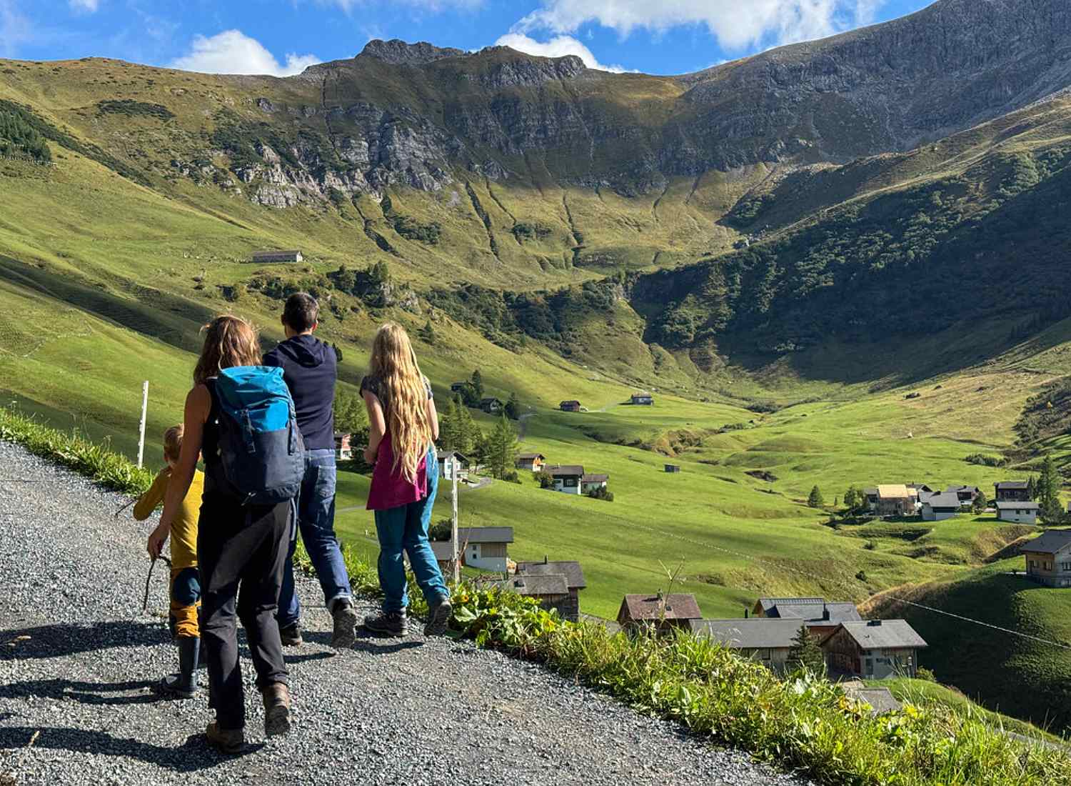 Wanderer in Liechtenstein