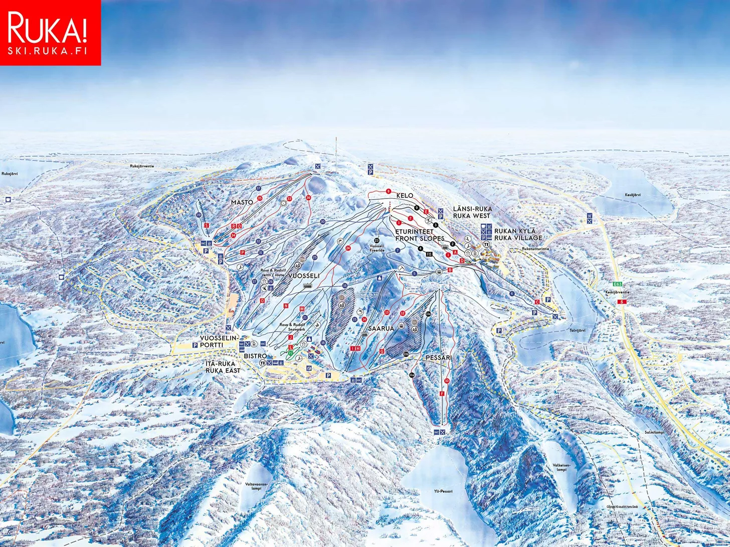 Pistekaart Ruka Kuusamo Finland Bekijken pistekaart-ruka-kuusamo-finland-bekijken