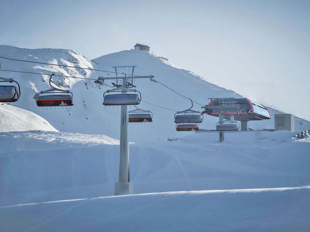 50825 - Hasenköpfl: nieuwe 8-persoons stoeltjeslift in 3 Zinnen Dolomiten (2)
