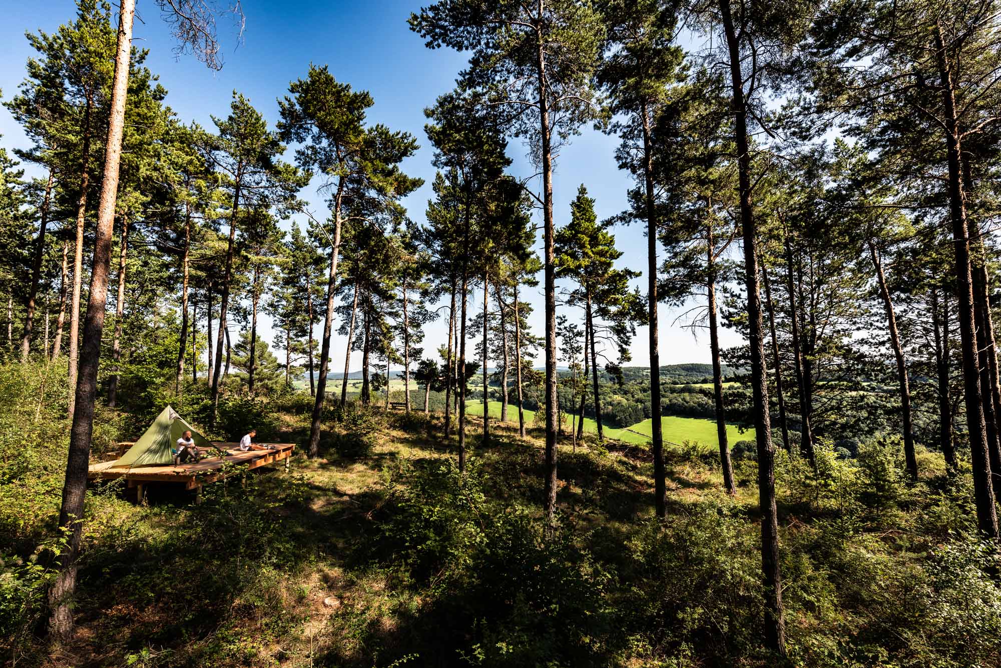 Trekking Eifel, Naturlager 180°, Mechernich