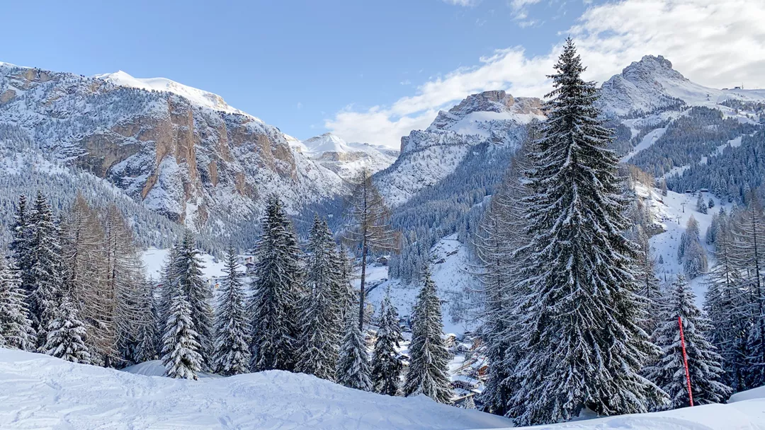 Val Gardena uitzicht Val Gardena uitzicht