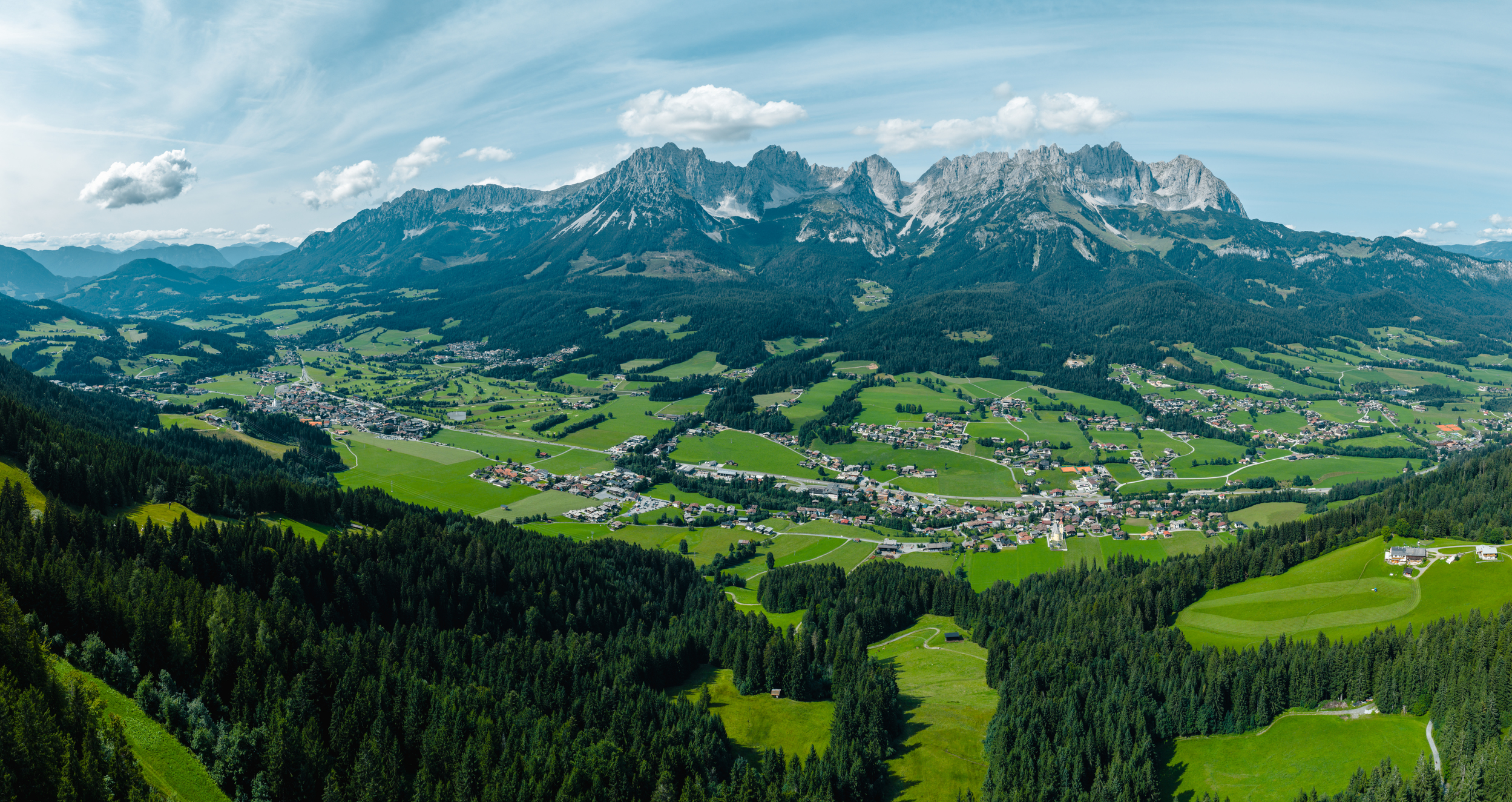 Panoramafoto regio Wilder Kaiser