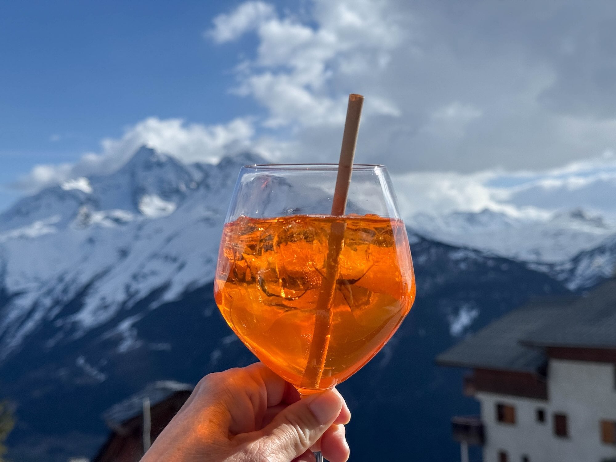 Aperol Spritz Op Wintersport