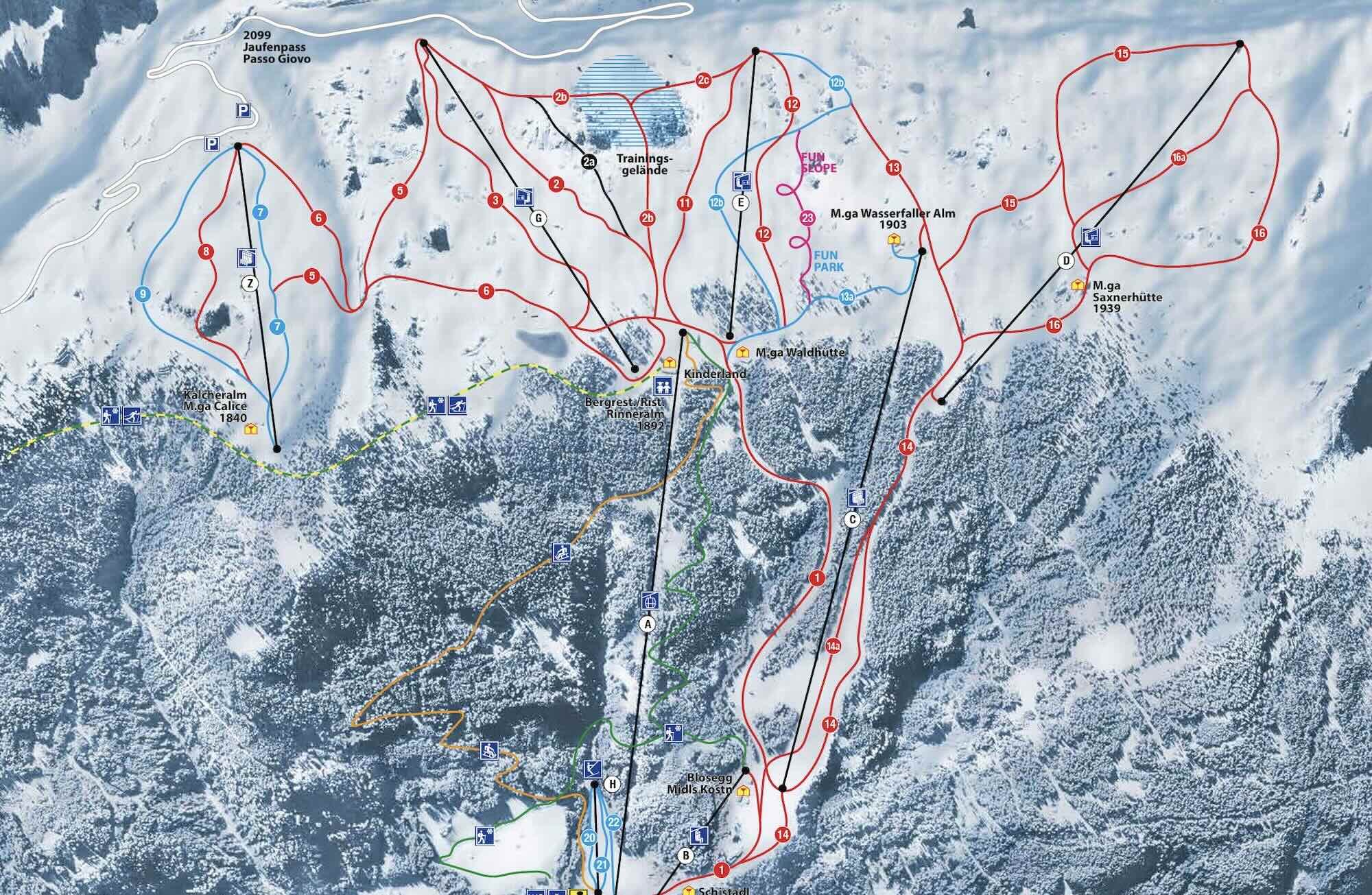 Ratschings Pistenplan 24