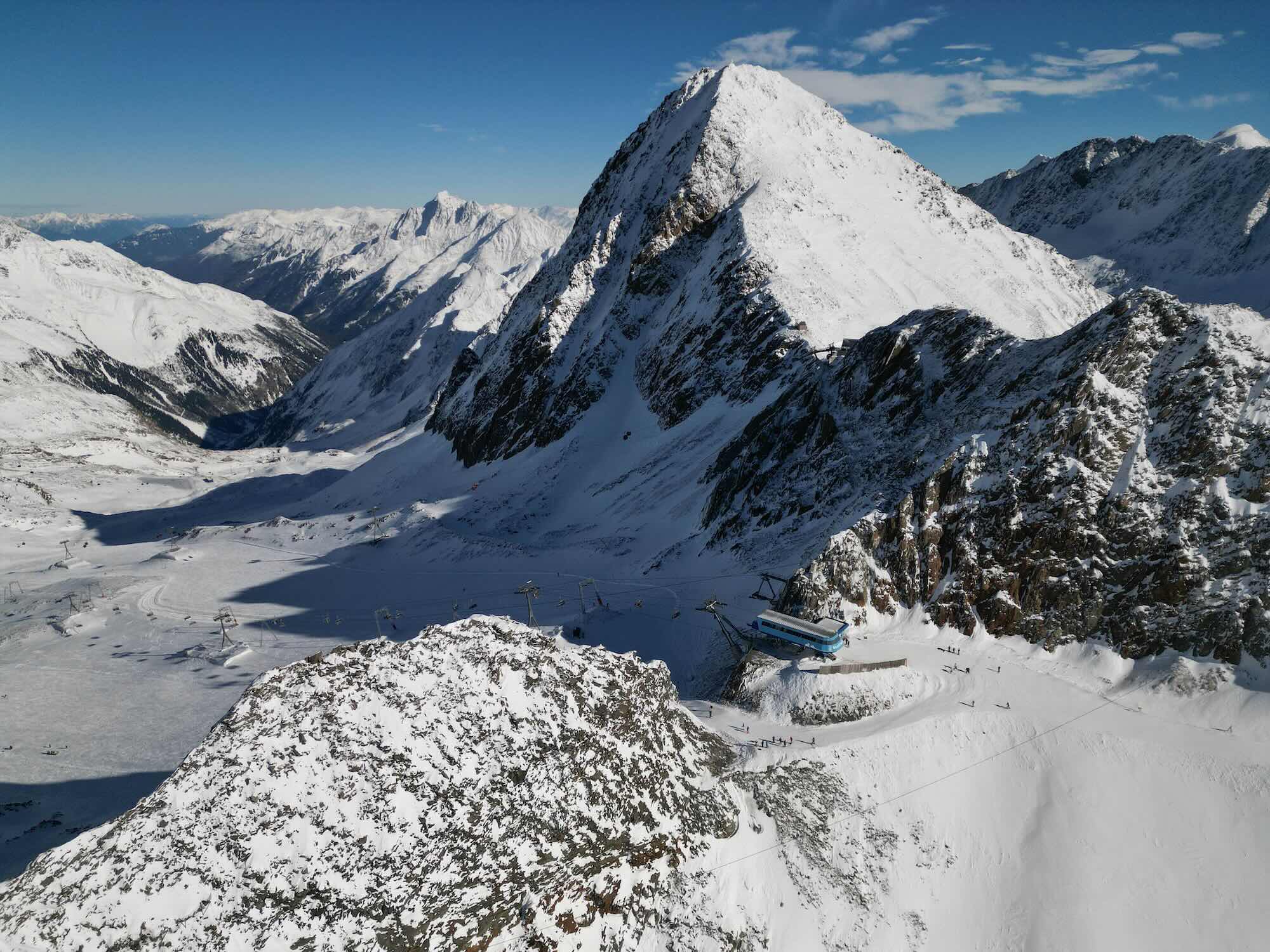 Stubaier Gletscher In De Herfst