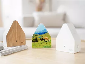 Nieuw: het geluid van de bergen in een soundbox Nieuw: het geluid van de bergen in een soundbox