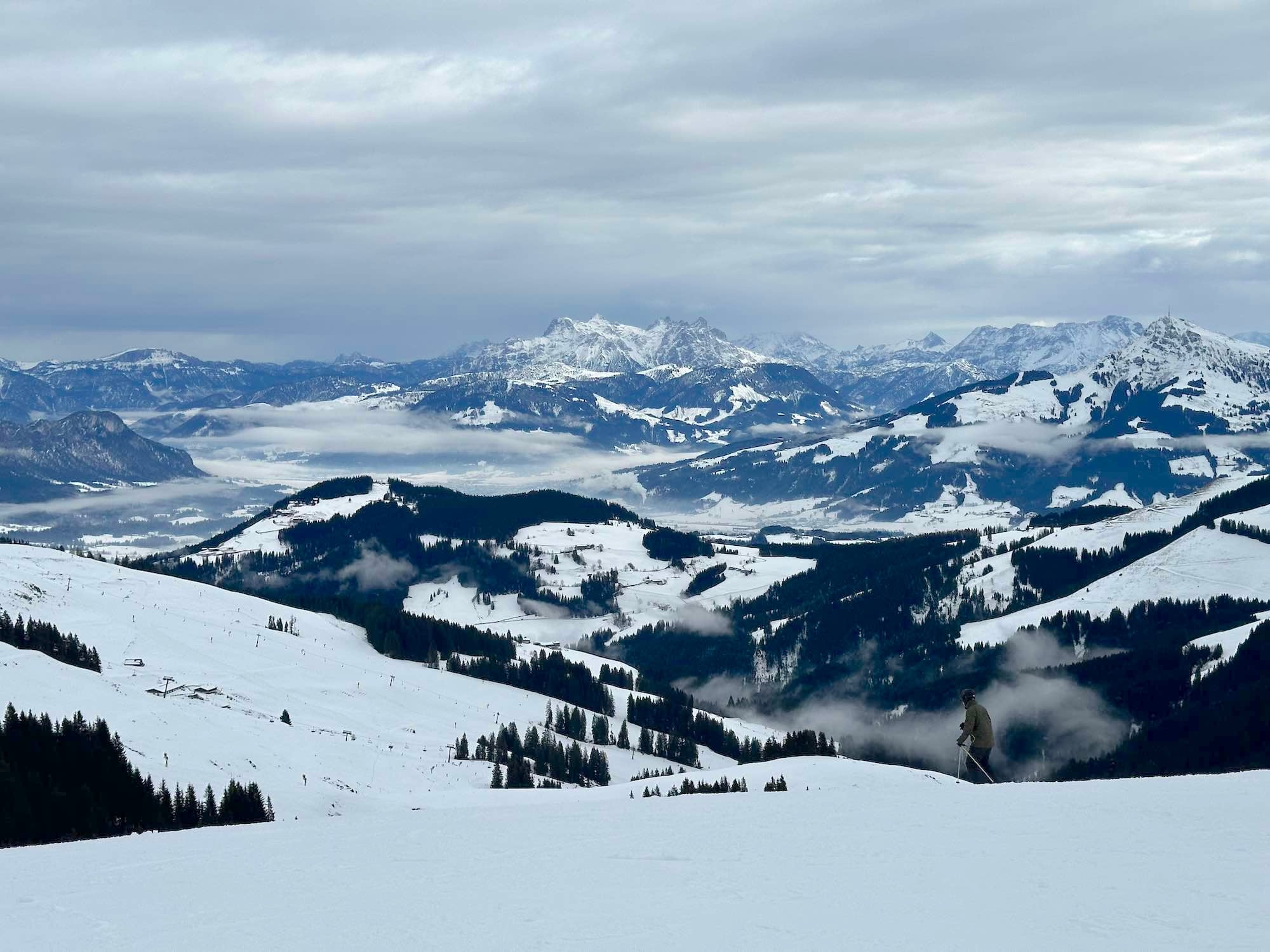 Skiwelt Bewolkt
