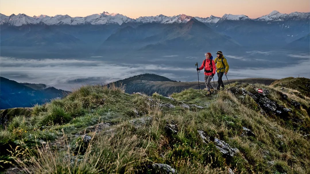 Herbstwanderung in Saalbach Hinterglemm Wanderung im herbstlichen Saalbach Hinterglemm