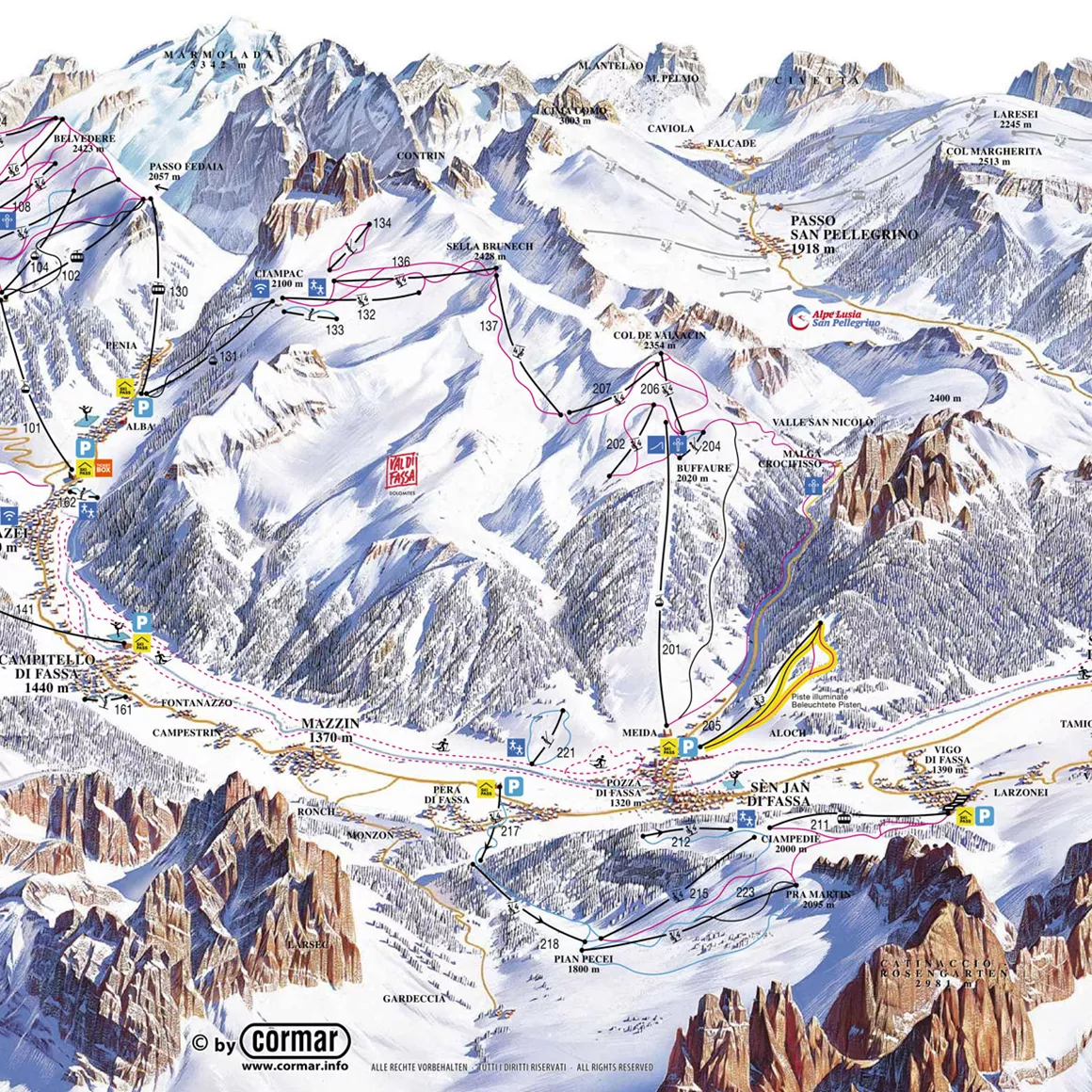Rodella Col Rodella | Ski resort Col Rodella | Skiing in Italy