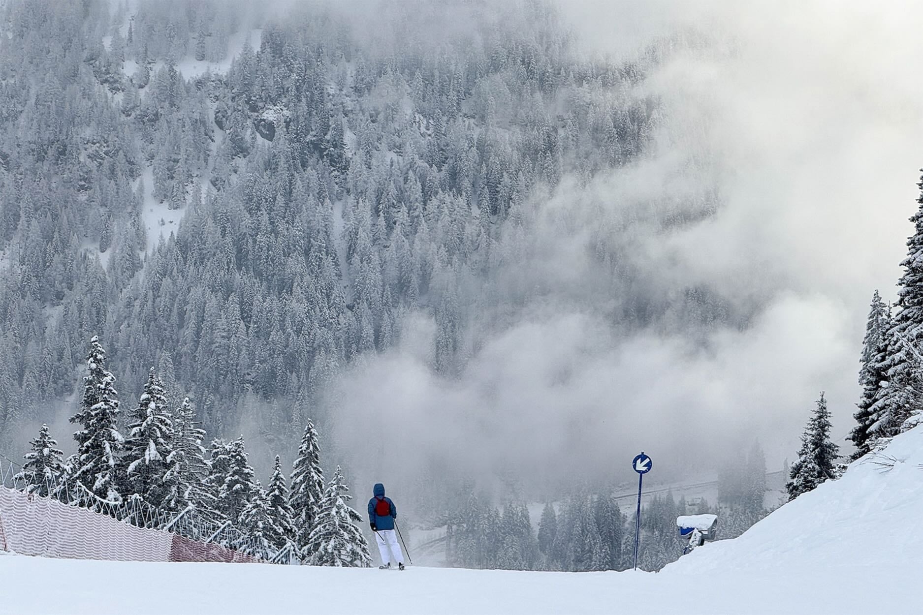 Skien In De Mist