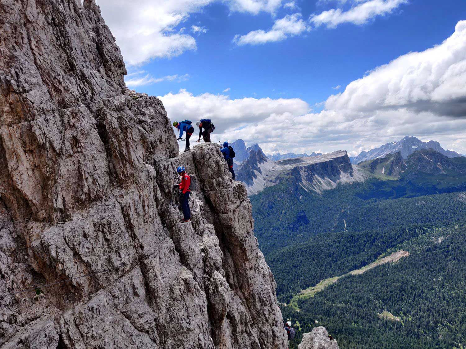 Via Ferrata Olivieri in Punta Anna