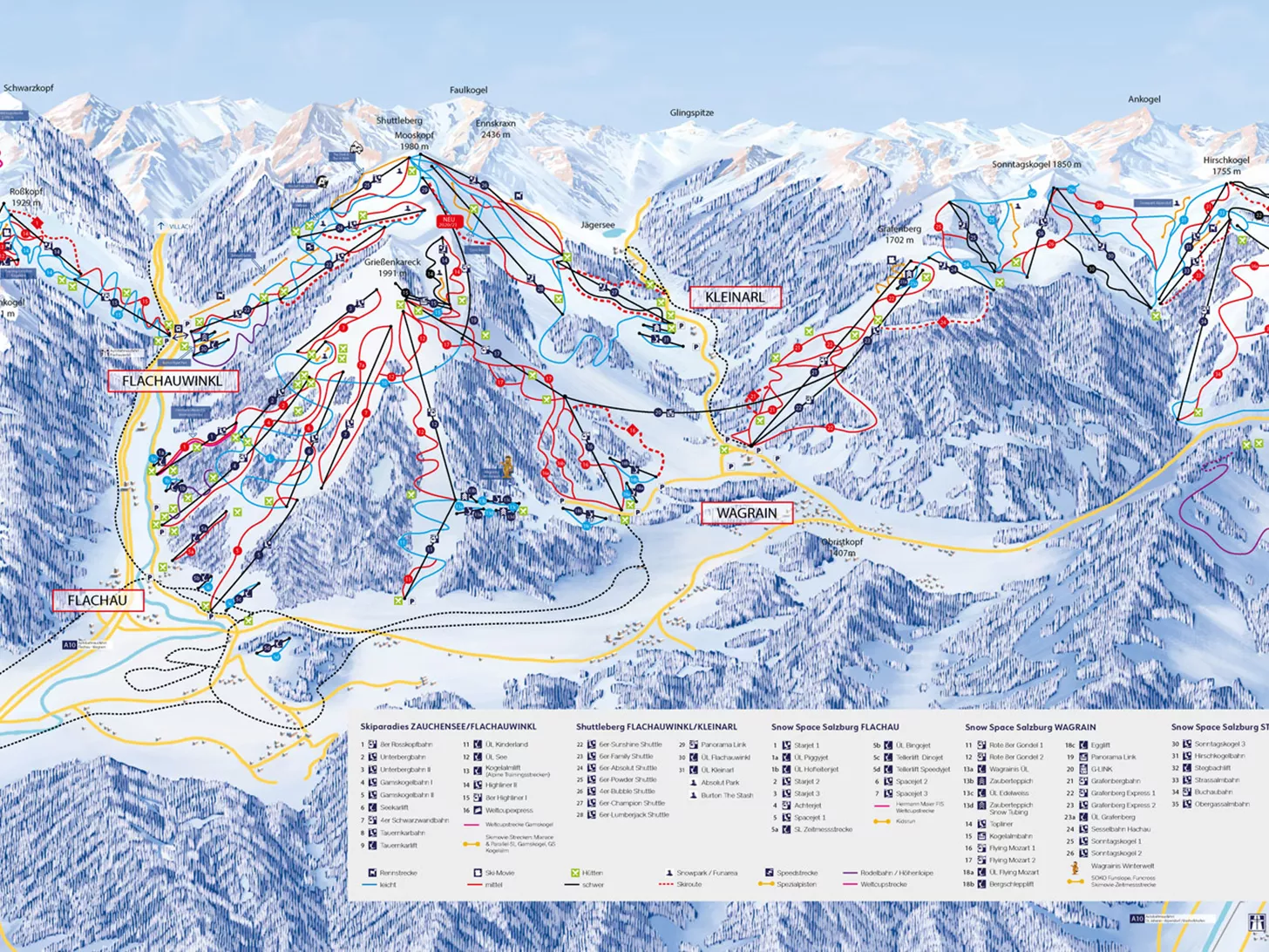 View The Piste Map Of Flachau view-the-piste-map-of-flachau