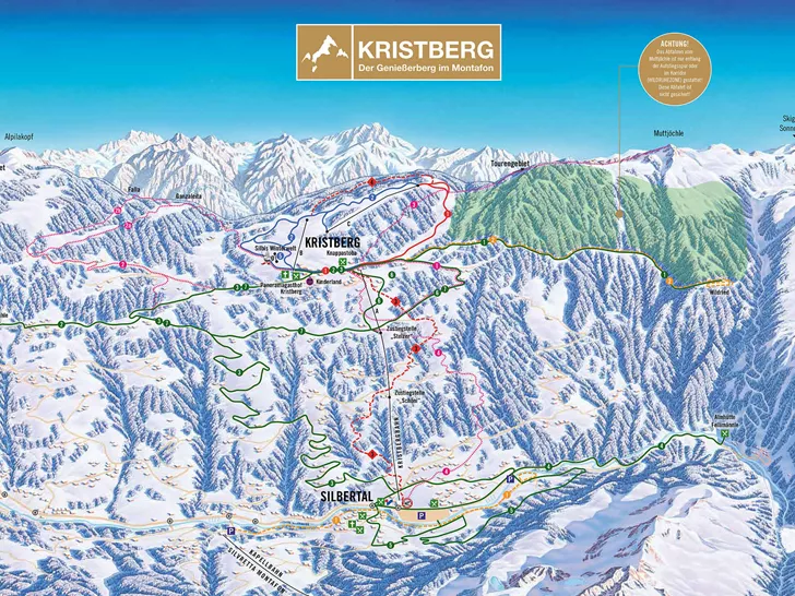 Slopes Map 1 - Kristberg Afbeelding - Slopes Map 1 - Kristberg