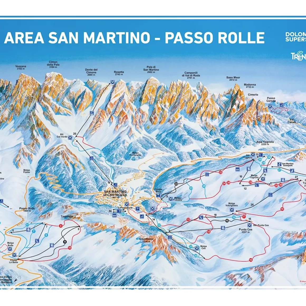 Passo Rolle | Ski resort Passo Rolle | Skiing in Italy