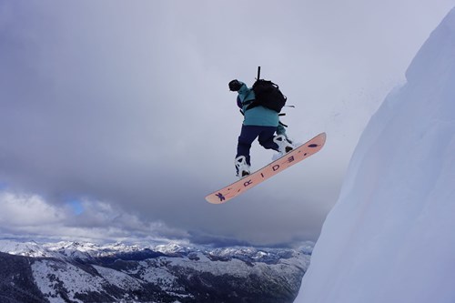 Bettina Snowboarden Chile