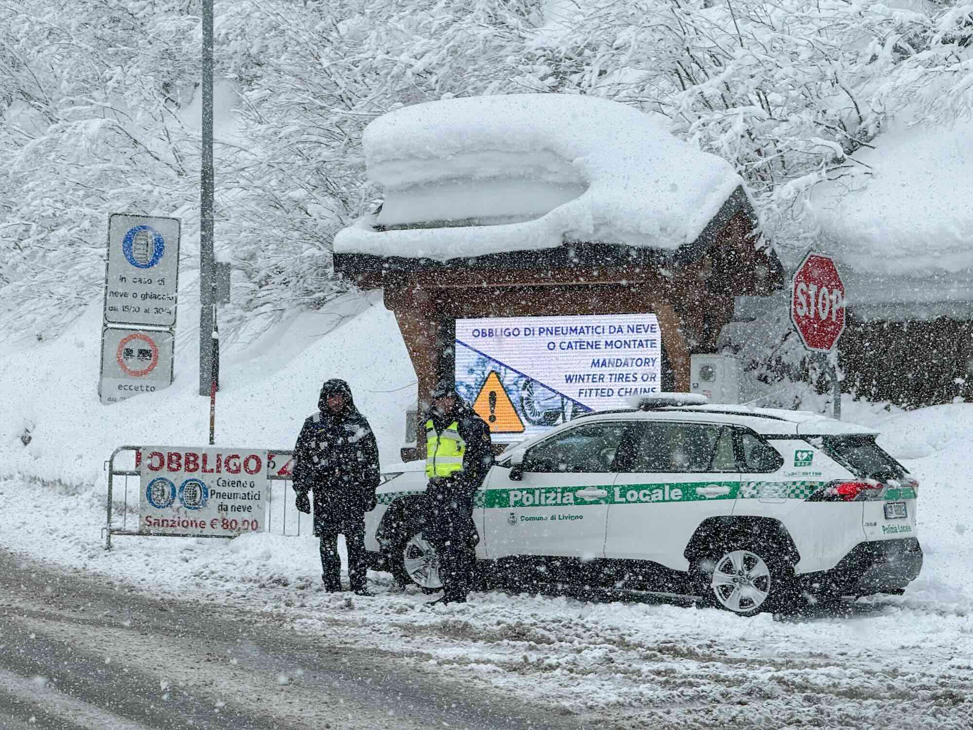 Sneeuwkettingen Verplicht Politie