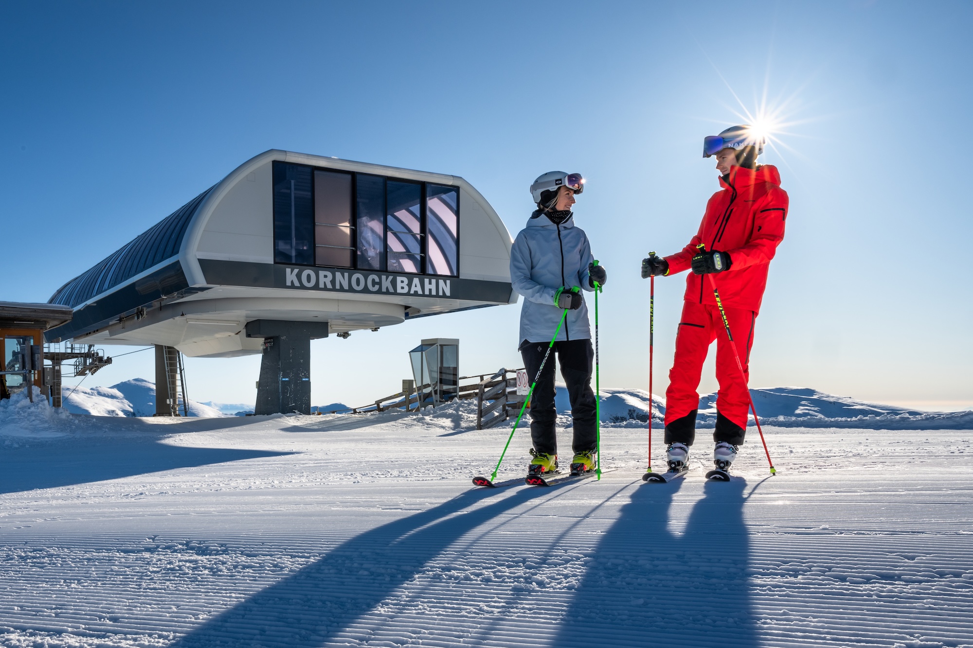 Skien in Turracher Hoehe Oostenrijk