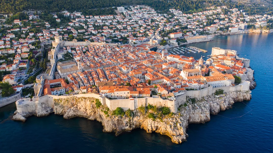 Aerial view Dubrovnik