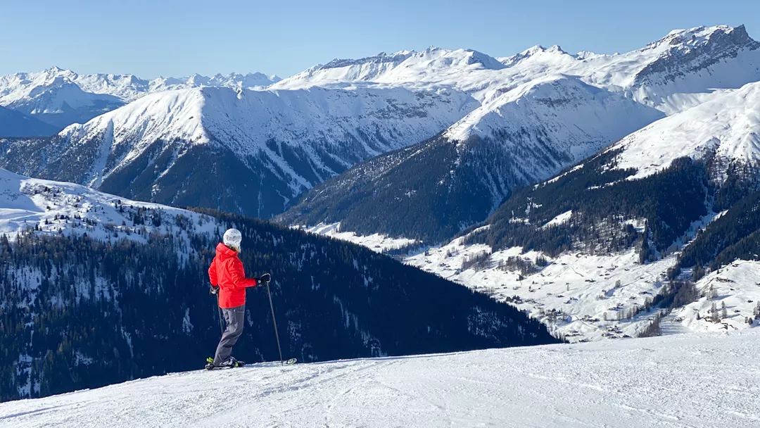 Uitzicht Skigebied Zwitserland
