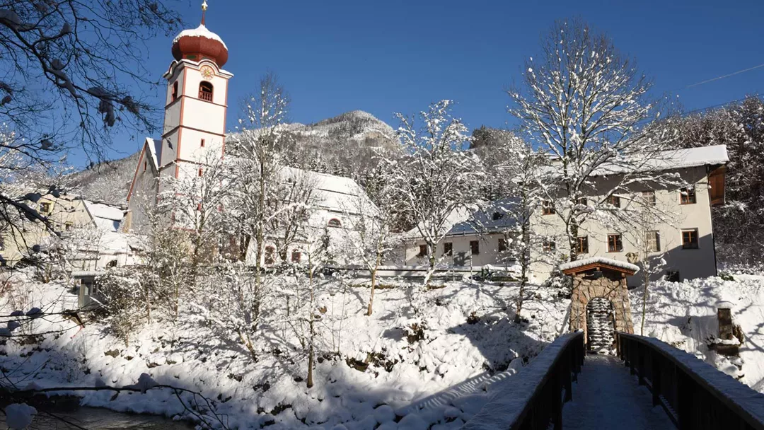 Kramsach, Mariathal, Basilika, Winter, Kramsach, Mariathal, Basilica Church, Winter, Alpbachtal Tourismus Berger Bernhard Kramsach