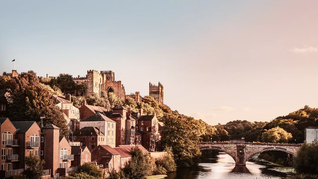 Durham middeleeuws aanzicht
