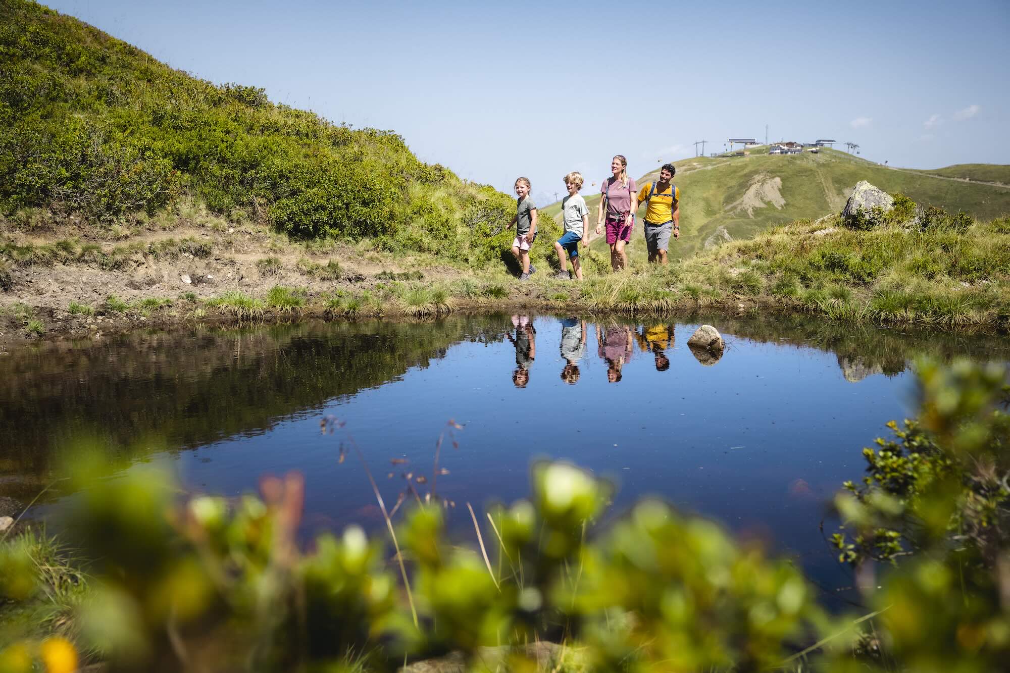 2025 Saalbach Familie Wandern HQ C Saalbach