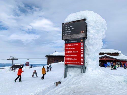 Sneeuwzekere skigebieden in Zweden