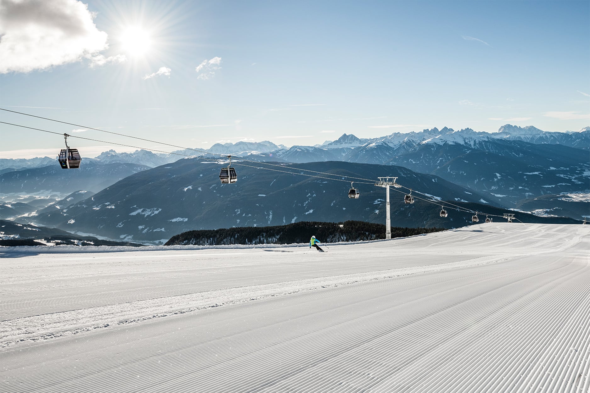 Ribbels op de piste in Gitschberg Jochtal