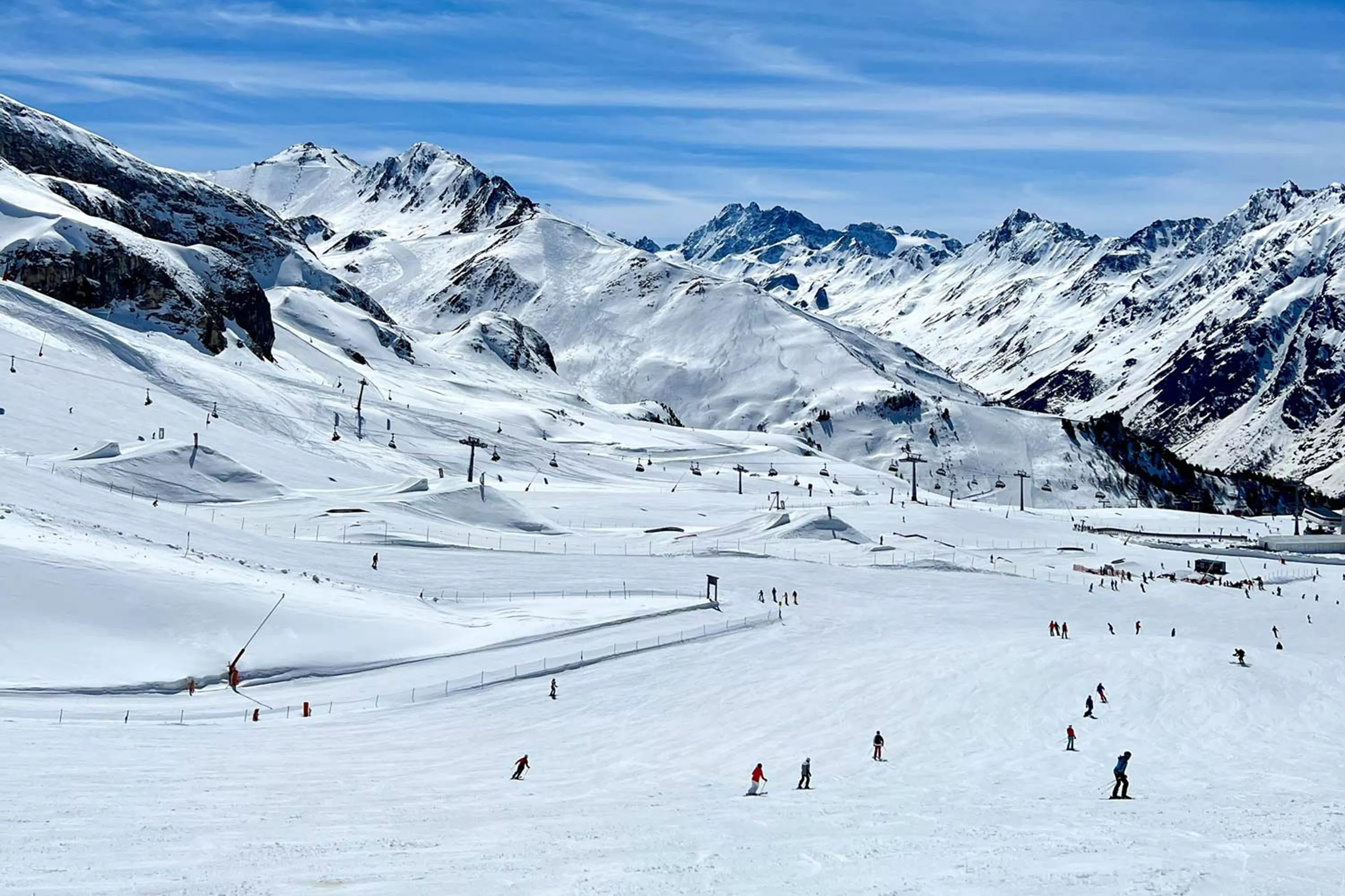 Snow-sure ski resorts in December