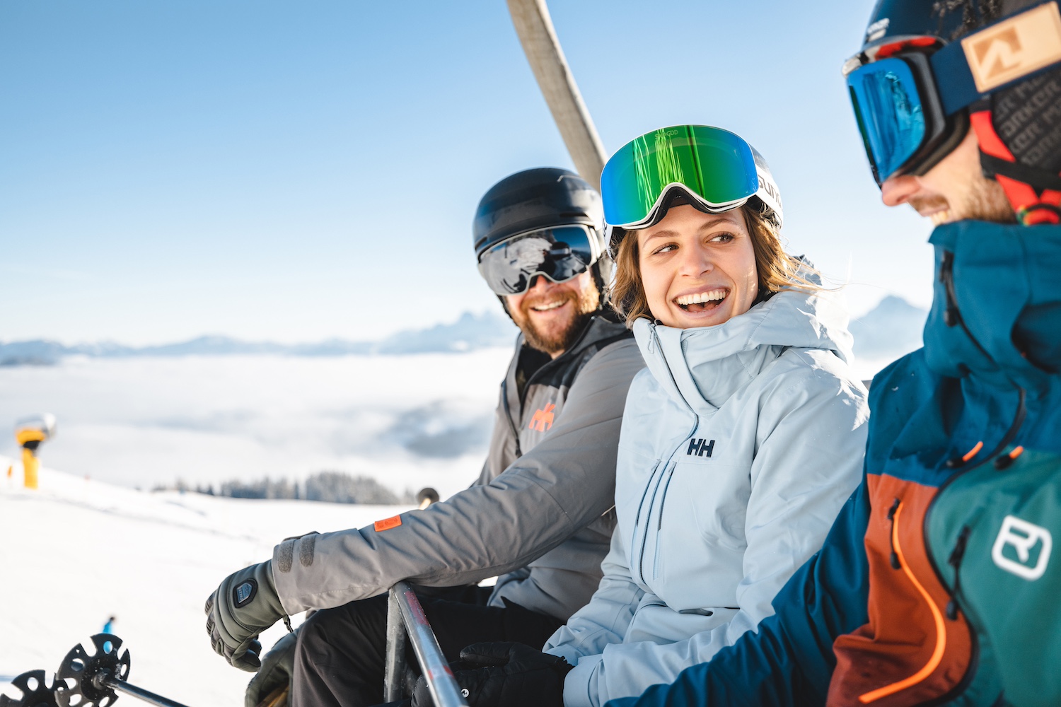 Wilder Kaiser Skifahren Snowboarden Winter