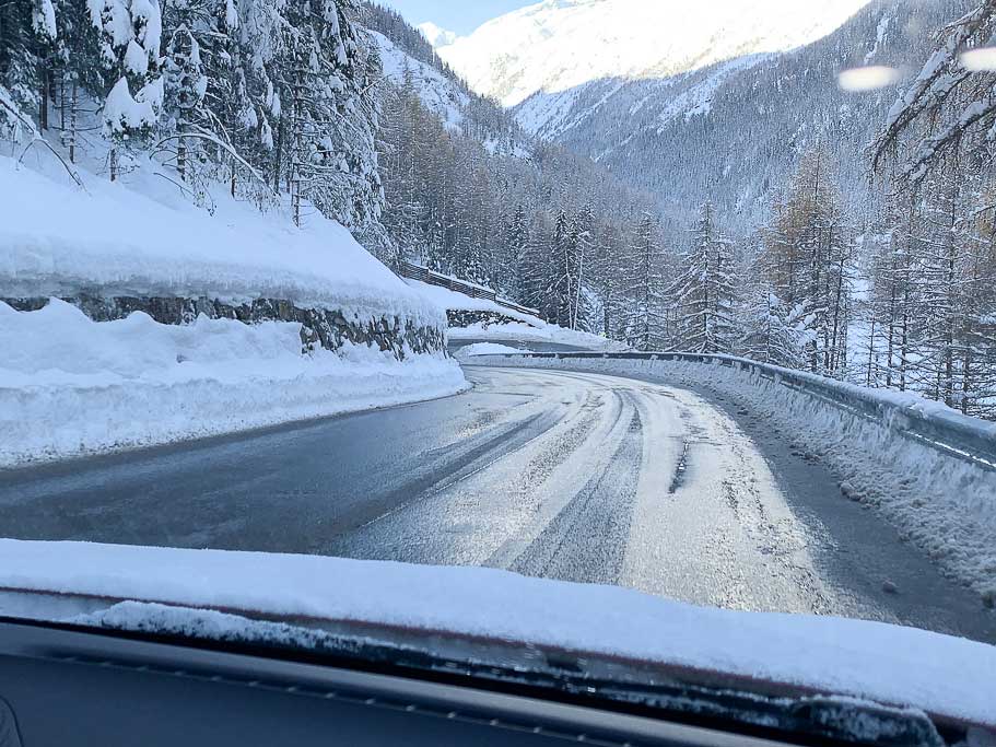 Bergpas Sneeuw