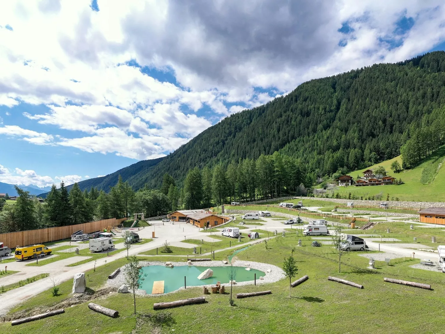 Naturcamping Lärchwiese Overzicht Naturcamping Lärchwiese